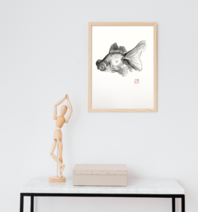 Polly Design - White Grey Minimalist Wall Art Photo Quotes Frame Mockup for Instagram Story